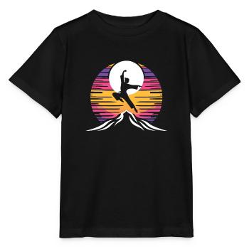 Kung-fu - T-shirt bio MINI CREATOR Stanley/Stella Enfant - noir - Devant - Mikhail (115cm)