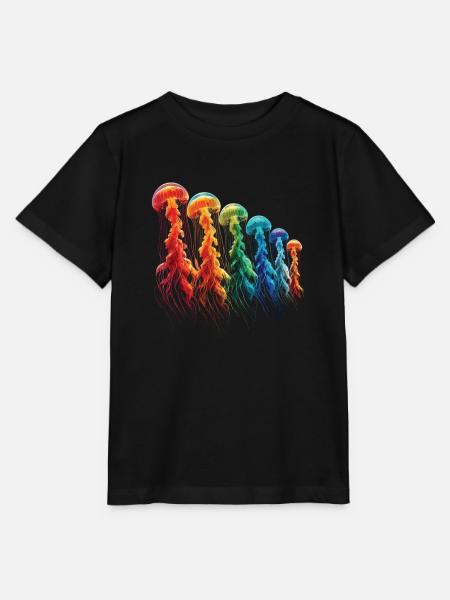 Qualle - Stanley/Stella Kinder T-Shirt MINI CREATOR  - Schwarz