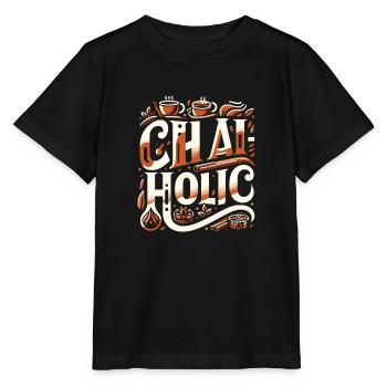 Chai - Stanley/Stella Kinder T-Shirt MINI CREATOR  - Schwarz - Vorne - Mikhail (115cm)
