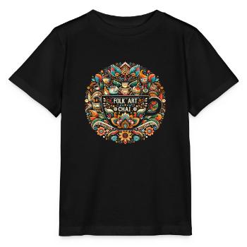 Chai - Stanley/Stella Kinder T-Shirt MINI CREATOR  - Schwarz - Vorne - Mikhail (115cm)