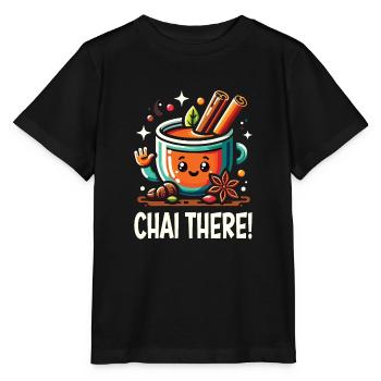 Chai - Stanley/Stella Kinder T-Shirt MINI CREATOR  - Schwarz - Vorne - Mikhail (115cm)
