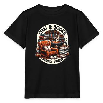 Chai - Stanley/Stella Kinder T-Shirt MINI CREATOR  - Schwarz - Vorne - Mikhail (115cm)