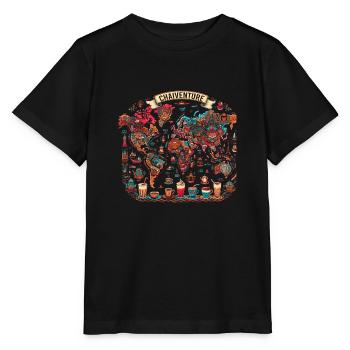 Chai - Stanley/Stella Kinder T-Shirt MINI CREATOR  - Schwarz - Vorne - Mikhail (115cm)