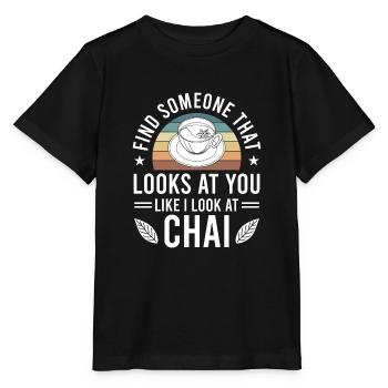 Chai - Stanley/Stella Kinder T-Shirt MINI CREATOR  - Schwarz - Vorne - Mikhail (115cm)