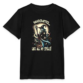 Marché médiéval - T-shirt bio MINI CREATOR Stanley/Stella Enfant - noir - Devant - Mikhail (115cm)