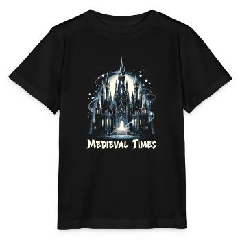 Marché médiéval - T-shirt bio MINI CREATOR Stanley/Stella Enfant - noir - Devant - Mikhail (115cm)