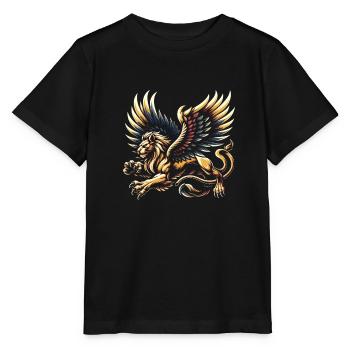 Marché médiéval - T-shirt bio MINI CREATOR Stanley/Stella Enfant - noir - Devant - Mikhail (115cm)