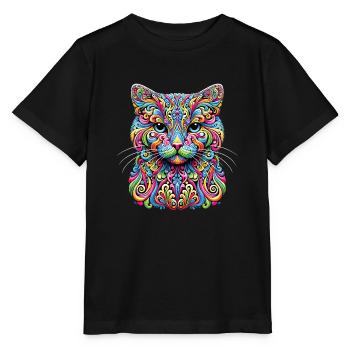 Hippie Festival - T-shirt bio MINI CREATOR Stanley/Stella Enfant - noir - Devant - Mikhail (115cm)
