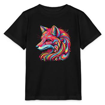 Hippie Festival - T-shirt bio MINI CREATOR Stanley/Stella Enfant - noir - Devant - Mikhail (115cm)