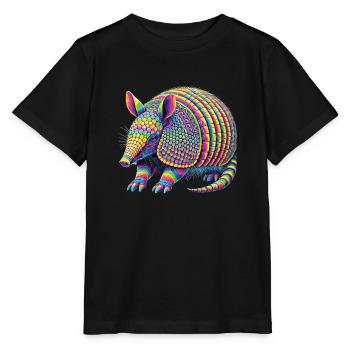 Hippie Festival - T-shirt bio MINI CREATOR Stanley/Stella Enfant - noir - Devant - Mikhail (115cm)