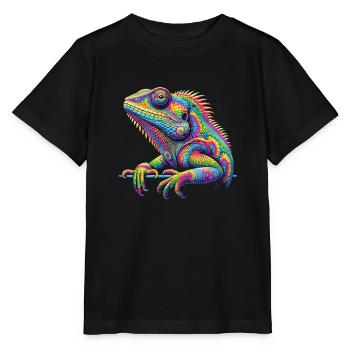 Hippie Festival - T-shirt bio MINI CREATOR Stanley/Stella Enfant - noir - Devant - Mikhail (115cm)