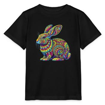 Hippie Festival - T-shirt bio MINI CREATOR Stanley/Stella Enfant - noir - Devant - Mikhail (115cm)