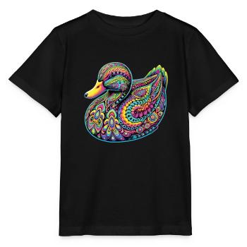 Hippie Festival - T-shirt bio MINI CREATOR Stanley/Stella Enfant - noir - Devant - Mikhail (115cm)