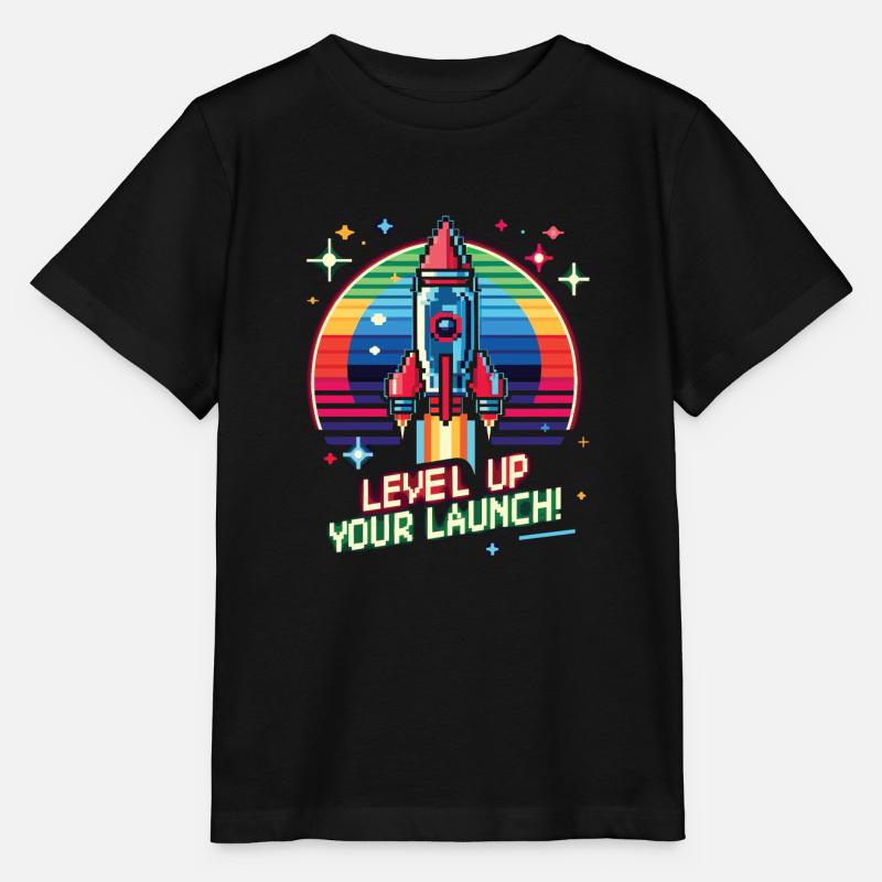 Fusée - T-shirt bio MINI CREATOR Stanley/Stella Enfant - noir