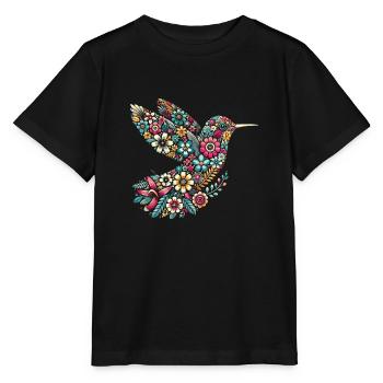Exotisch - Stanley/Stella Kinder T-Shirt MINI CREATOR  - Schwarz - Vorne - Mikhail (115cm)
