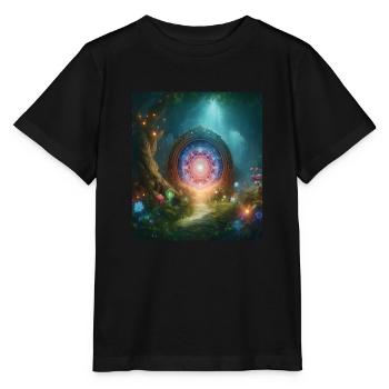 Märchen - Stanley/Stella Kinder T-Shirt MINI CREATOR  - Schwarz - Vorne - Mikhail (115cm)