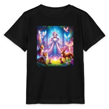 Märchen - Stanley/Stella Kinder T-Shirt MINI CREATOR  - Schwarz - Vorne - Mikhail (115cm)