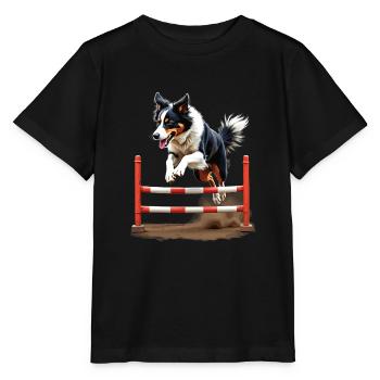 Agility - Stanley/Stella Kinder T-Shirt MINI CREATOR  - Schwarz - Vorne - Mikhail (115cm)