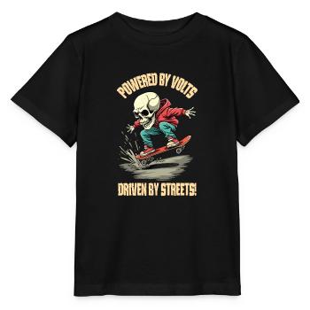 Planche à roulettes E - T-shirt bio MINI CREATOR Stanley/Stella Enfant - noir - Devant - Mikhail (115cm)
