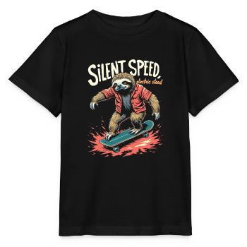 Planche à roulettes E - T-shirt bio MINI CREATOR Stanley/Stella Enfant - noir - Devant - Mikhail (115cm)