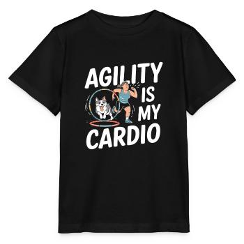 Agility - Stanley/Stella Kinder T-Shirt MINI CREATOR  - Schwarz - Vorne - Mikhail (115cm)