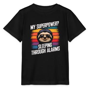 Humour de bureau - T-shirt bio MINI CREATOR Stanley/Stella Enfant - noir - Devant - Mikhail (115cm)