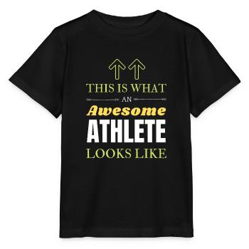 Athlete - Stanley/Stella MINI CREATOR Kids’ T-Shirt - black - Front - Mikhail (115cm)