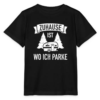 Wohnwagen - Stanley/Stella Kinder T-Shirt MINI CREATOR  - Schwarz - Vorne - Mikhail (115cm)
