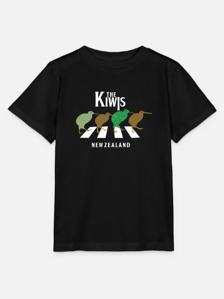 The Kiwis - Stanley/Stella Kinder T-Shirt MINI CREATOR - Schwarz