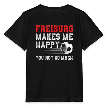 ME HEUREUX Fribourg REND - T-shirt bio MINI CREATOR Stanley/Stella Enfant - noir - Devant - Mikhail (115cm)