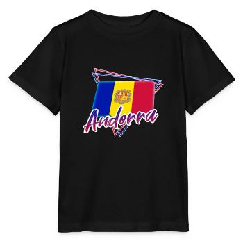 Andorra - Stanley/Stella MINI CREATOR Kids’ T-Shirt - black - Front - Mikhail (115cm)