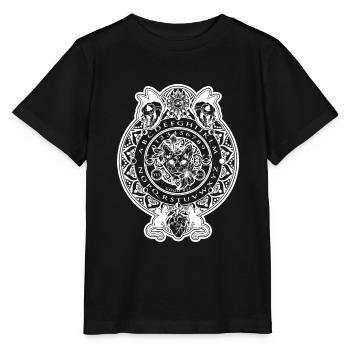 Spirit Board & Planchette Halloween Sphynx Katze - Stanley/Stella Kinder T-Shirt MINI CREATOR  - Schwarz - Vorne - Mikhail (115cm)