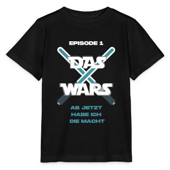Das wars - Stanley/Stella Kinder T-Shirt MINI CREATOR  - Schwarz - Vorne - Mikhail (115cm)