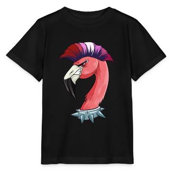 Lesben Lustige Flamingo Farben der Lesbischen - Stanley/Stella Kinder T-Shirt MINI CREATOR  - Schwarz - Vorne - Mikhail (115cm)