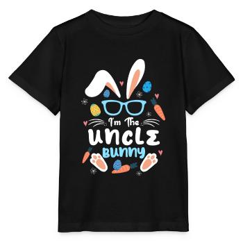 Im The Uncle Rabbit Easter Rabbit Ear Sunglass - Stanley/Stella Kinder T-Shirt MINI CREATOR  - Schwarz - Vorne - Mikhail (115cm)