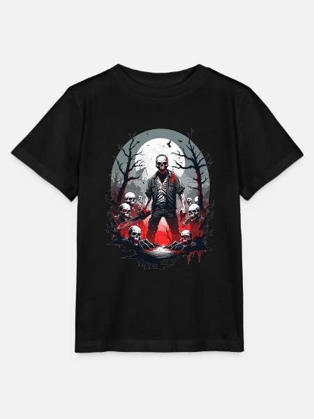 Zombie Skelett - Stanley/Stella Kinder T-Shirt MINI CREATOR - Schwarz