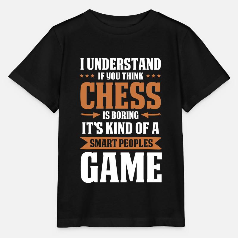 jeu d’échecs chess - T-shirt bio MINI CREATOR Stanley/Stella Enfant - noir