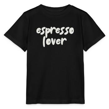 espresso lover - Stanley/Stella Kinder T-Shirt MINI CREATOR  - Schwarz - Vorne - Mikhail (115cm)