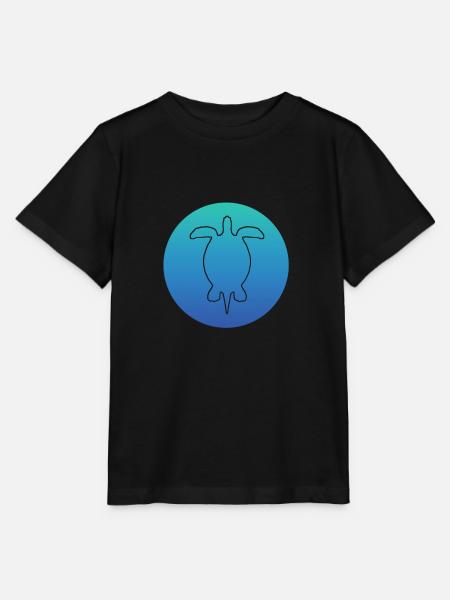 Kilpikonna kilpikonna kilpikonna - Stanley/Stella T-shirt MINI CREATOR til børn - sort
