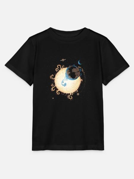 Gravity - Stanley/Stella Kinder T-Shirt MINI CREATOR  - Schwarz