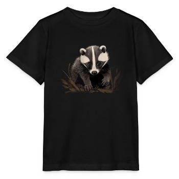 Bébé Stinktier Skunk - T-shirt bio MINI CREATOR Stanley/Stella Enfant - noir - Devant - Mikhail (115cm)