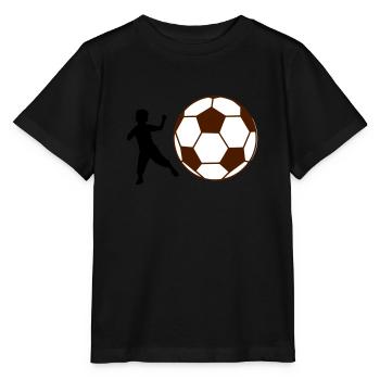 Kid Football - Stanley/Stella MINI CREATOR Kids’ T-Shirt - black - Front - Mikhail (115cm)
