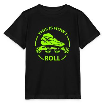 Inline Skating - T-shirt bio MINI CREATOR Stanley/Stella Enfant - noir - Devant - Mikhail (115cm)