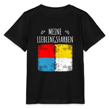 Mainzer Fastnacht Farben - Stanley/Stella Kinder T-Shirt MINI CREATOR  - Schwarz - Vorne - Mikhail (115cm)