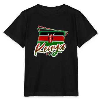 Kenia - Stanley/Stella Kinder T-Shirt MINI CREATOR  - Schwarz - Vorne - Mikhail (115cm)