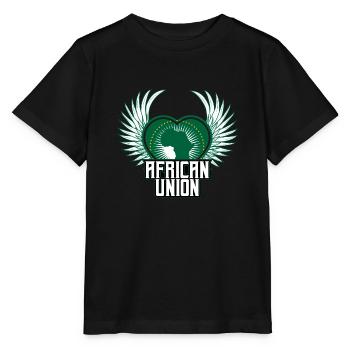 African Union - Stanley/Stella MINI CREATOR Kids’ T-Shirt - black - Front - Mikhail (115cm)