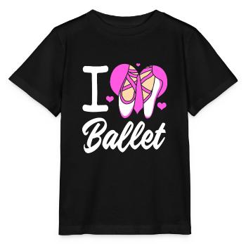 Ballet Ballet Dancer - Stanley/Stella MINI CREATOR Kids’ T-Shirt - black - Front - Mikhail (115cm)