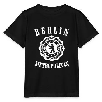 BERLIN METROPOLITAN CITY - T-shirt bio MINI CREATOR Stanley/Stella Enfant - noir - Devant - Mikhail (115cm)