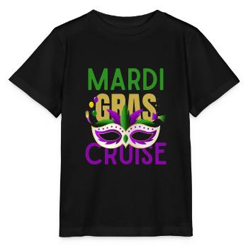 Mardi Gras Cruise 2026 Passende Familienfeier - Stanley/Stella Kinder T-Shirt MINI CREATOR  - Schwarz - Vorne - Mikhail (115cm)