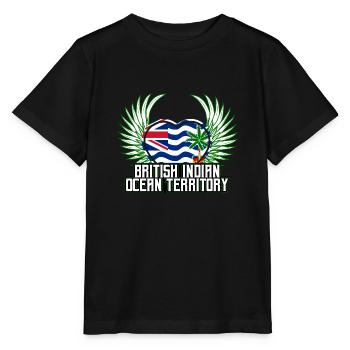 British Indian Ocean Territory - Stanley/Stella MINI CREATOR Kids’ T-Shirt - black - Front - Mikhail (115cm)